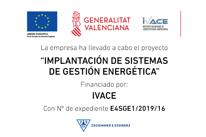 IVACE ayuda a ZS España a implantar sistemas de gestión energética